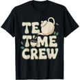 thumbnail image 1 of Tea Time Crew Relaxed Retro Teapot and Leaves T-Shirt, 1 of 4