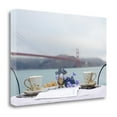 thumbnail image 1 of Tea Time For Two Golden Gate Bridge 2 Giclee Wrap Canvas Wall Art, 1 of 2