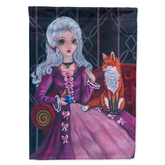 Tea Time Fox House Flag