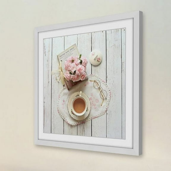"Tea Time" Framed Painting Art Print