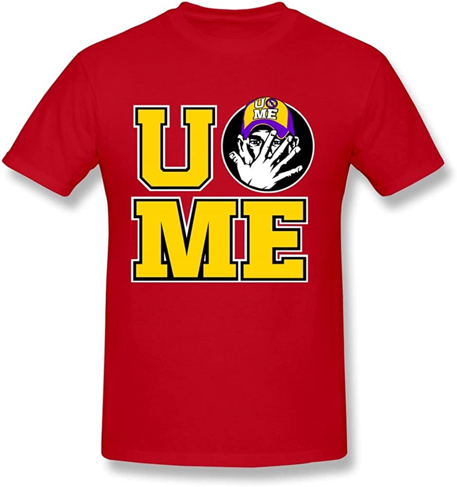 Tea Time Men's Tshirts John Cena You Can't See Me Red Size XXL