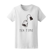 Tea Time Teabag Doodle Tee Womens -Image by Shutterstock