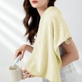 thumbnail image 1 of Tea Towel Set 4-Pack Soft Absorbent Cotton Dish Towels Kitchen Hand Towels,Yellow, 1 of 7