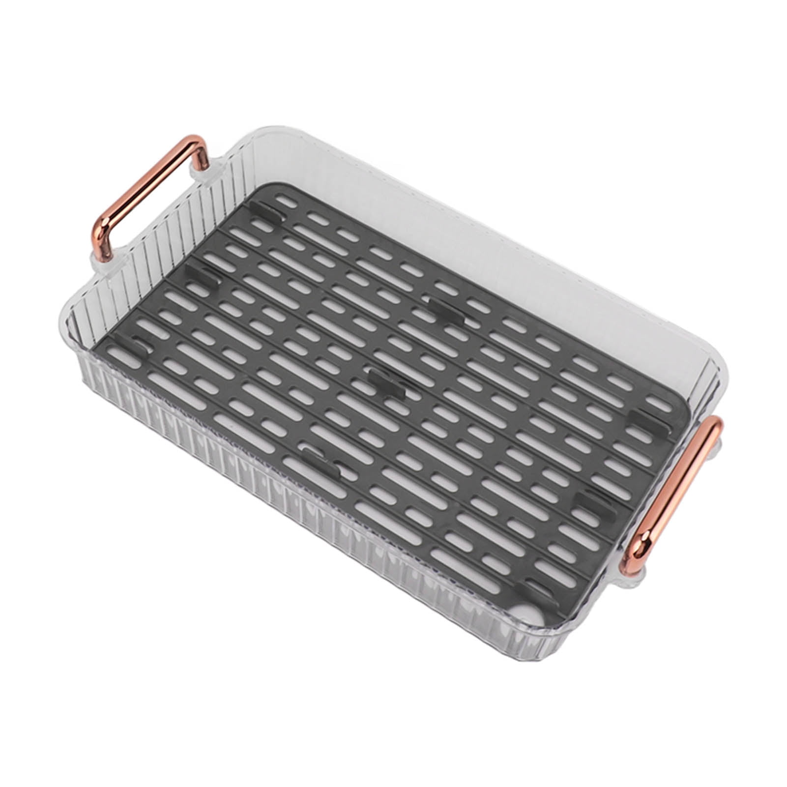 Tea Tray,Double Layer Water Drainage Tea Tray Kitchen Dish Water Drainage Rack Coffee Table Tea