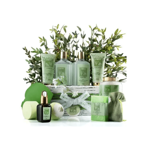 Tea Tree Bath & Body Set - Luxury Aromatherapy Home Spa Set
