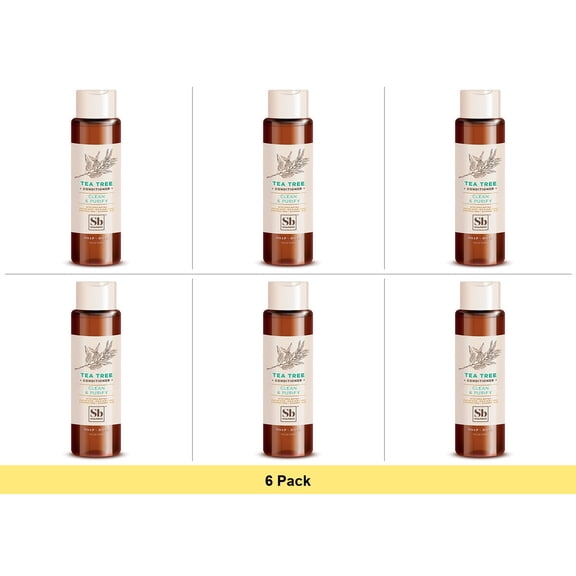 Tea Tree Conditioner with Shea Butter, 16 Oz - 6 Pack Bundle