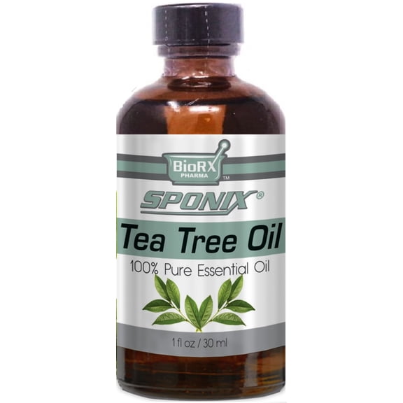 Tea Tree Essential Oil 1 oz / 30 ml Aromatherapy Made with 100% Pure Therapeutic Grade Essential Oil by Sponix