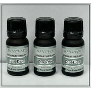 Tea Tree Essential Oil 10 mL 1/3 Oz Pack of 3 - Made with 100% Pure Therapeutic Grade Essential Oils by Sponix Set of 3