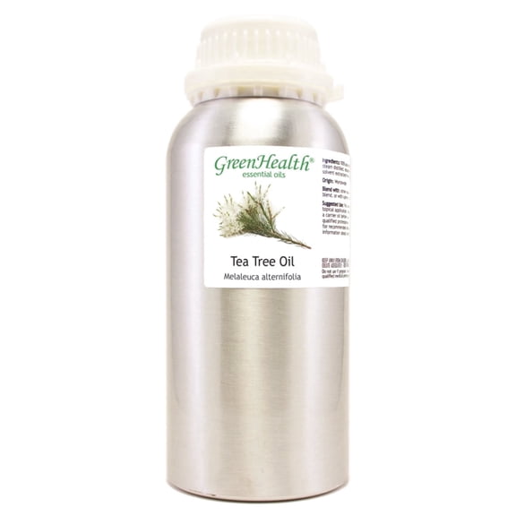 Tea Tree Essential Oil 100% Pure - 16 fl oz - Aluminum Bottle - GreenHealth