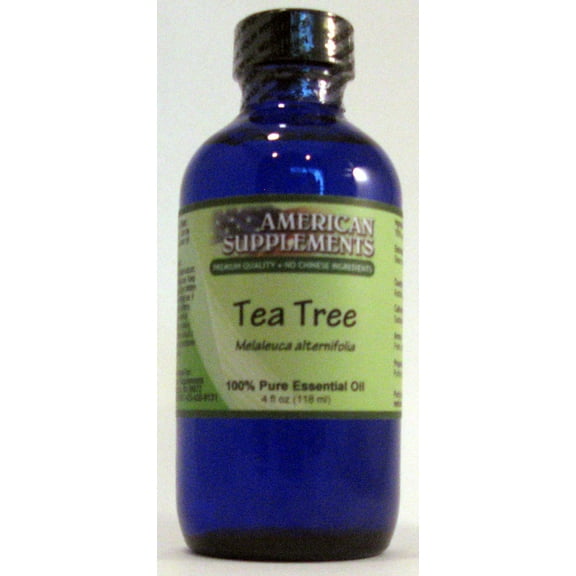 Tea Tree Essential Oil American Supplements 4 oz Oil