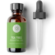Tea Tree Essential Oil - Face, Hair, and Diffuser - Therapeutic Grade, 1 fl oz by Pure Body Naturals