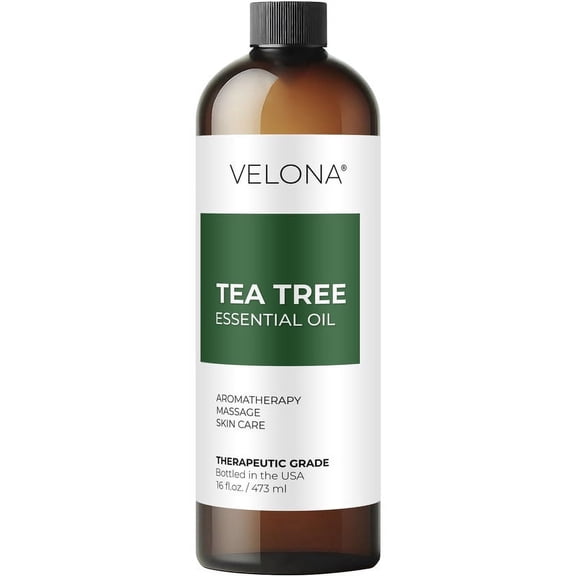 Tea Tree Essential Oil by Velona - 16 oz | Tea Tree Grade for Aromatherapy Diffuser Undiluted