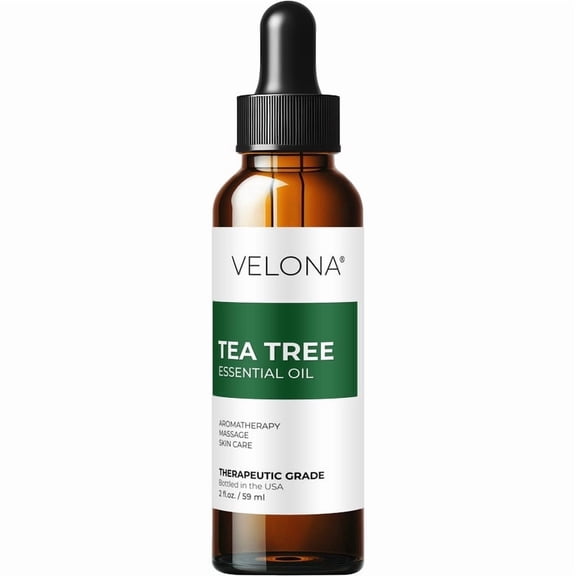 Tea Tree Essential Oil by Velona - 2 oz | Tea Tree Grade for Aromatherapy Diffuser Undiluted