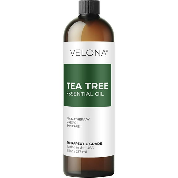 Tea Tree Essential Oil by Velona - 8 oz | Tea Tree Grade for Aromatherapy Diffuser Undiluted
