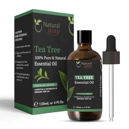 Natural Way Tea Tree Essential Oil - 4 Fluid Ounce Pack (120ml)