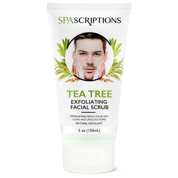 Tea Tree Exfoliating Facial Scrub Tube Squeeze-03474 - 5 Oz