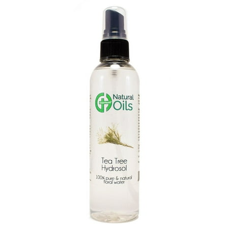 Tea Tree Floral Water 4 oz Plastic Bottle w/ Black Sprayer