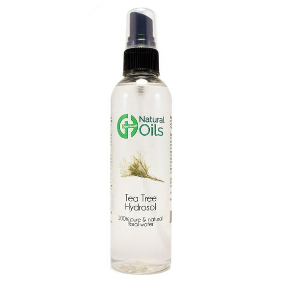 Tea Tree Floral Water 4 oz Plastic Bottle w/ Black Sprayer