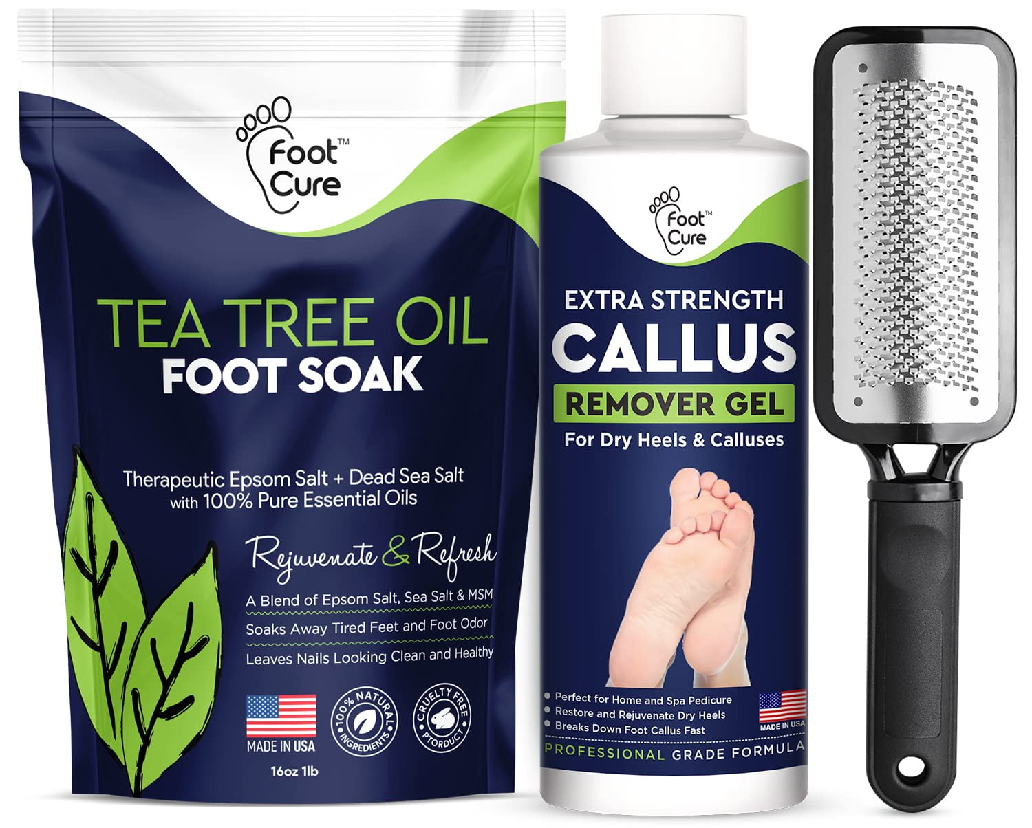Tea Tree Foot Soak, Callus Remover Gel Extra Strength Callus Remover