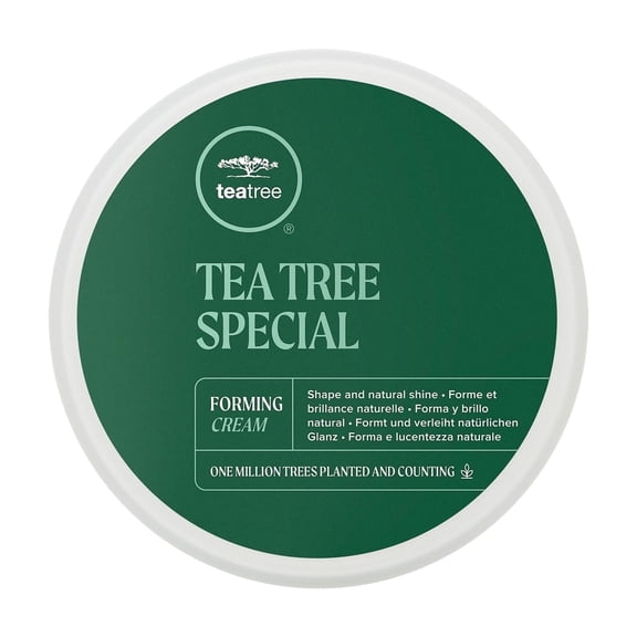 Tea Tree Forming Cream, Flexible Hold, Natural Shine Finish, For All Hair Types, Especially Medium to Coarse, 3 oz