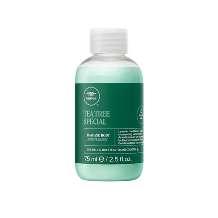 Tea Tree Hair and Body Moisturizer Leave-In Conditioner, Body Lotion, After-Shave Cream, For All Hair + Skin Types, 2.5 oz.