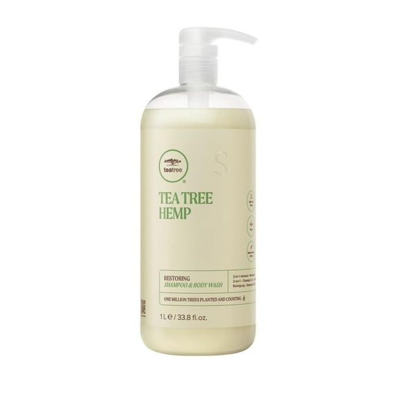 Tea Tree Hemp Restoring Shampoo And Body Wash, 33.8 oz.