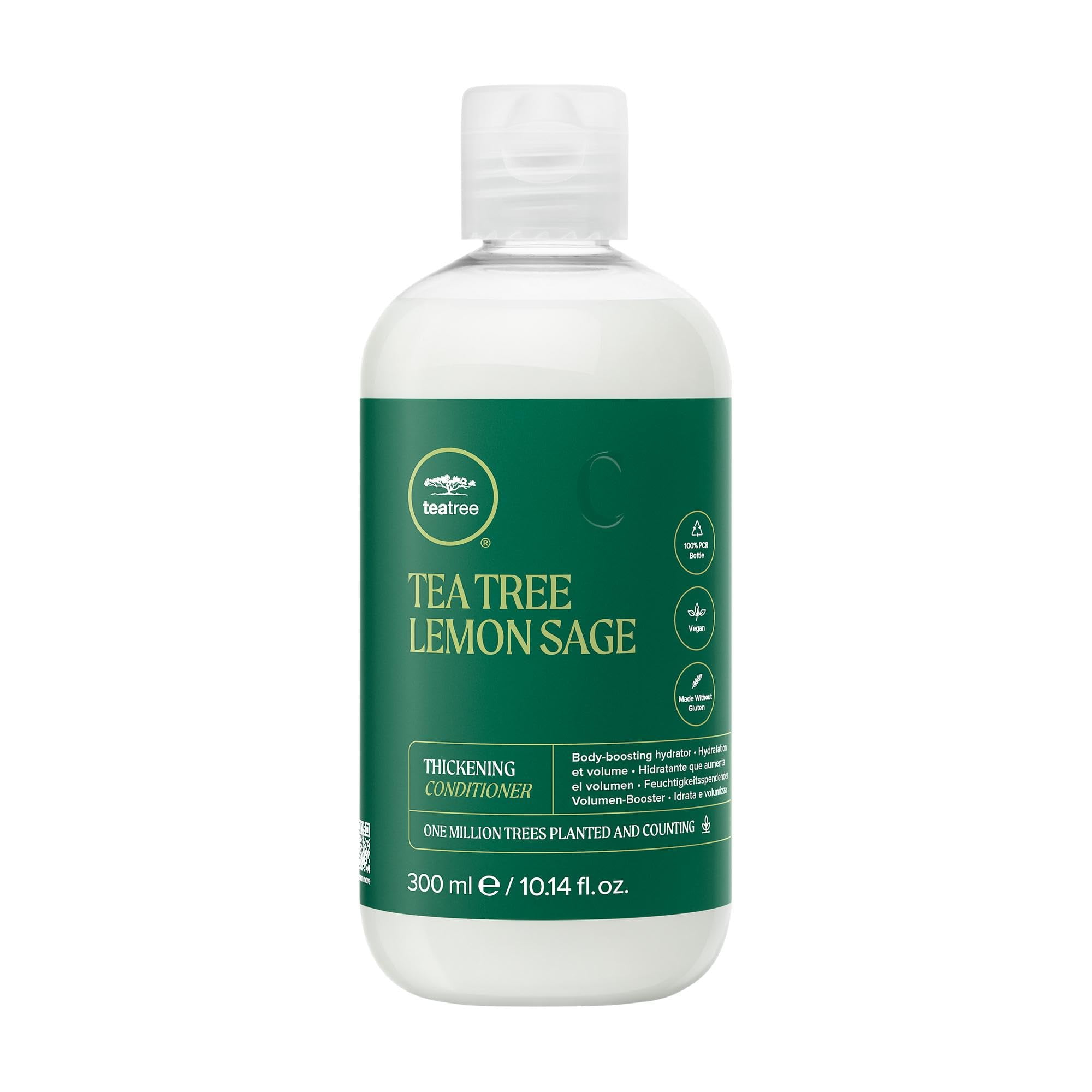 Tea Tree Lemon Sage Thickening Conditioner, Builds Body + Boosts Volume