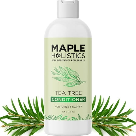 Tea Tree Conditioner for Dry Hair - Tea Tree Oil Conditioner for Oily Hair and Sulfate Free Conditioner for Dry Hair - Cleansing Conditioner and Tea Tree Dry Scalp Care with Tea Tree Oil for Hair