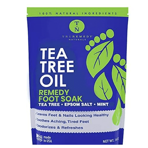 Tea Tree Oil Foot Soak with Epsom Salt & Mint, Feet Soak Helps Toenail System, Athletes Foot
