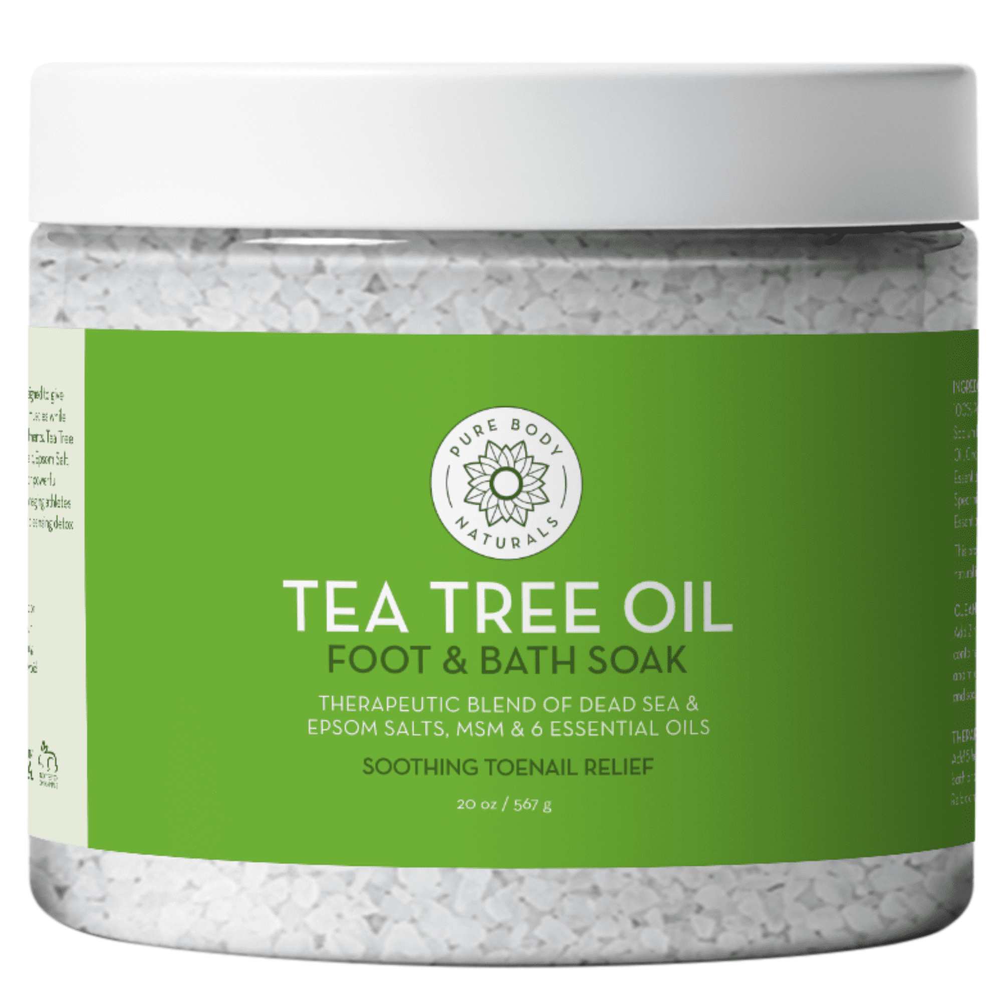 Tea Tree Oil Foot and Bath Soak for Athlete's Foot & Toenail Treatment