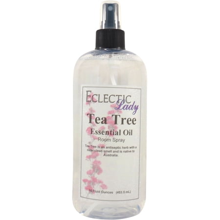 Tea Tree Room Spray by Eclectic Lady, 16 Ounces, Fragrant Aromatic Room Mist For Home, Room, Office, Made with Essential Oils