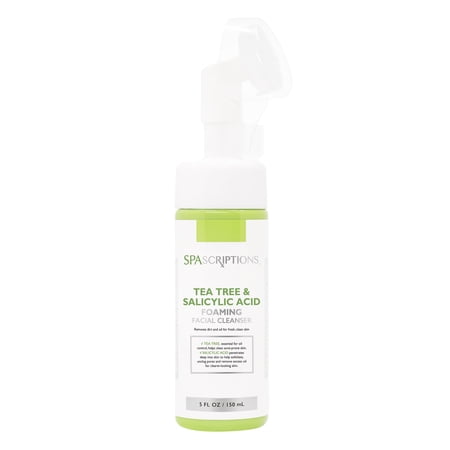 Tea Tree & Salicylic Acid Facial Cleanser w/ Brush