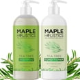 thumbnail image 1 of Tea Tree Shampoo and Conditioner Set - Sulfate Free Clarifying Shampoo and Conditioner for Dry Damaged Hair Care with Australian Tea Tree Oil for Hair - Complete Dry Scalp Treatment for Men and Women, 1 of 10