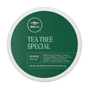 Tea Tree Shaping Cream, Hair Styling Cream, Long-Lasting Hold, Matte Finish, For All Hair Types, 3 oz