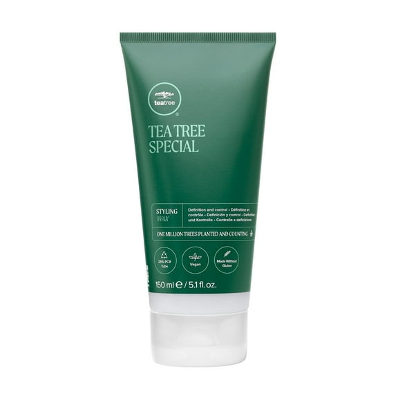 Tea Tree Styling Wax, Adds Definition + Hold, For All Hair Types, 5.1 oz.