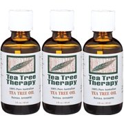 Tea Tree Therapy 100% Pure Australian Tea Tree Oil, 2-Ounce Bottle