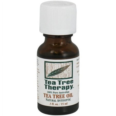 Tea Tree Therapy Pure Tea Tree Oil, Natural Antiseptic - 0.5 Oz, 2 Pack