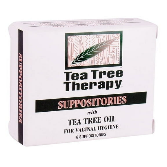 Tea Tree Therapy Suppositories For Vaginal Hygiene - 6 Ea