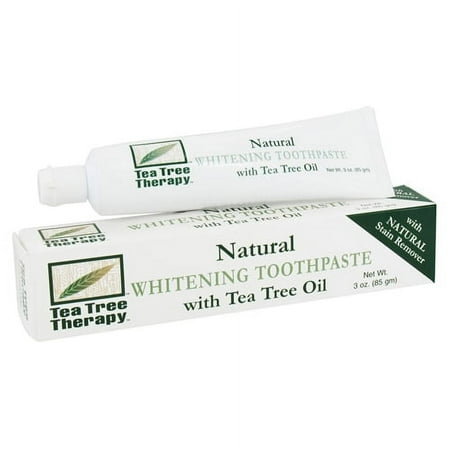 Tea Tree Therapy Whitening Toothpaste, With Tea Tree Oil - 3 Oz, 2 Pack