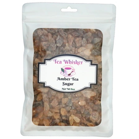 Tea Whisker, Amber Rock Beet Sugar, Sweetener for Coffee and Tea, 8 oz Bag