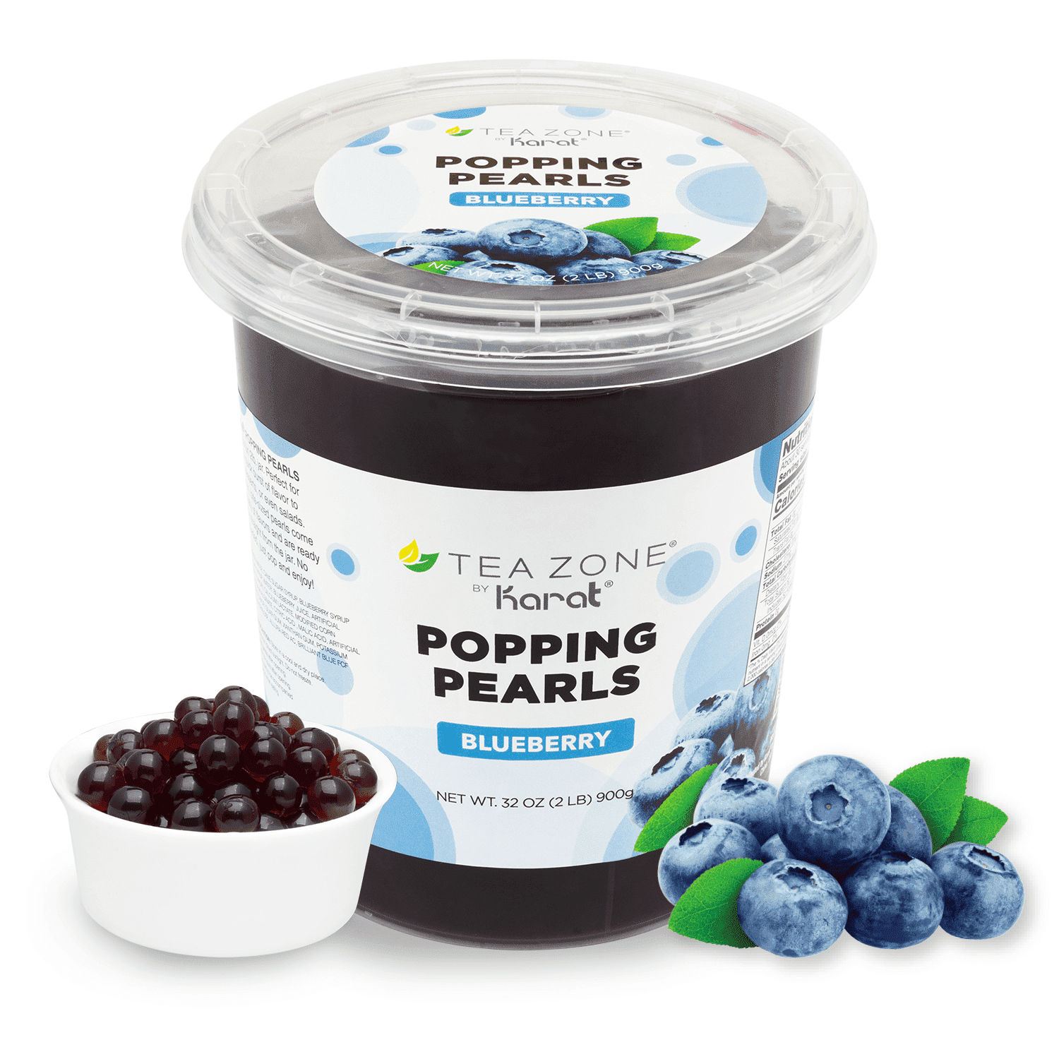 Tea Zone Blueberry Popping Pearls - Jar (2lb)