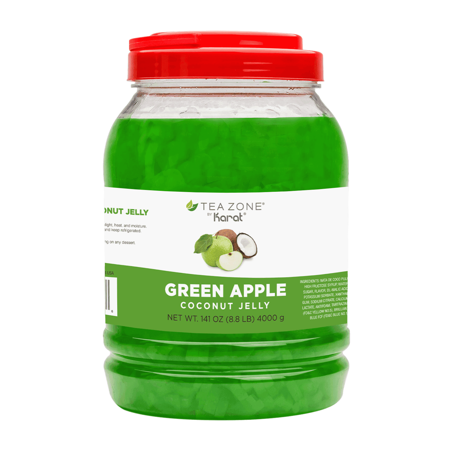 Tea Zone Green Apple Coconut Jelly (8.8 lbs) - Walmart.com