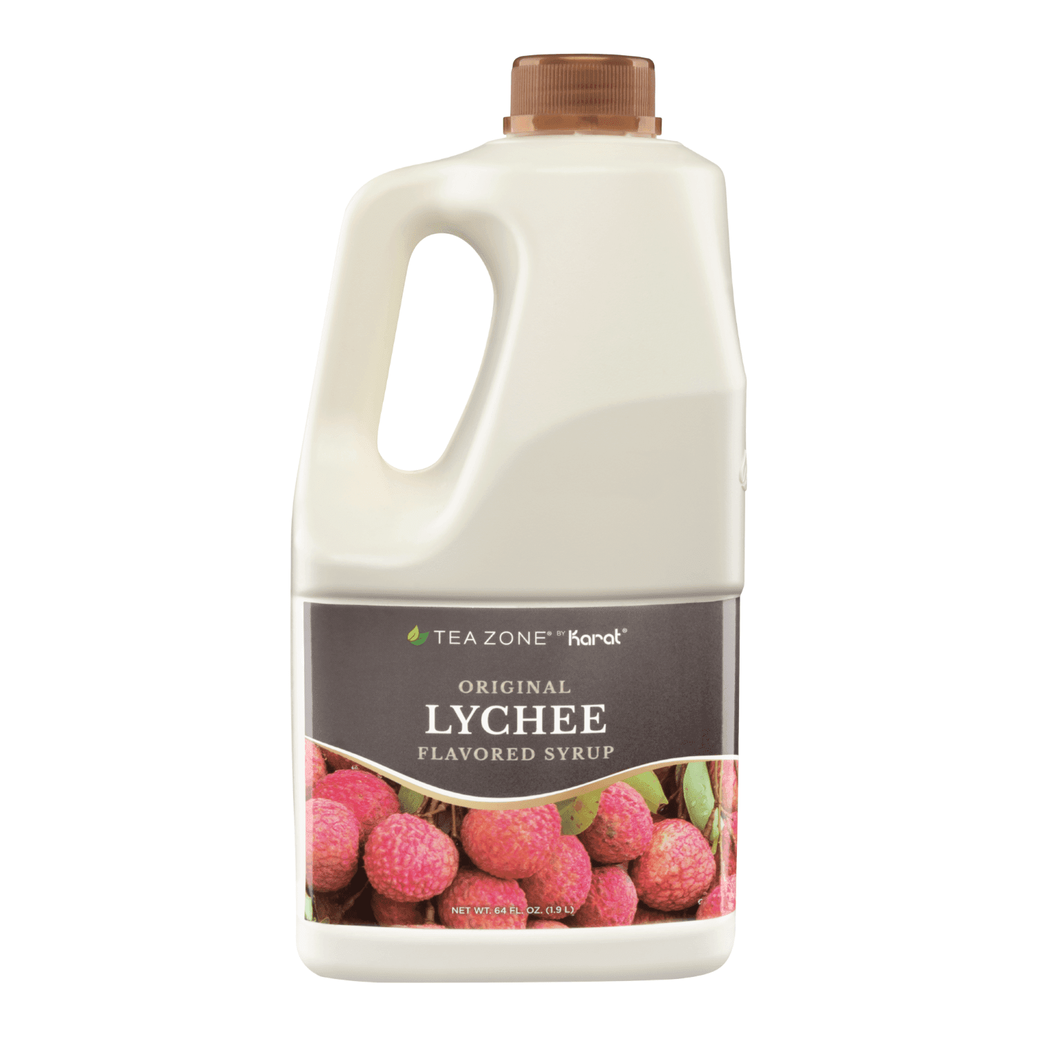 Tea Zone Lychee Fruit Juice Syrup 64 Fl. Oz, Ideal for Slushes