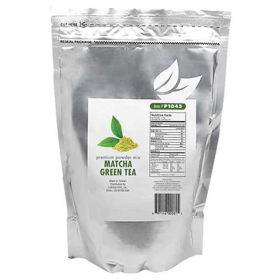 Tea Zone MATCHA GREEN TEA Premium Powder Mix for Boba Bubble Tea, Slush, Smoothies 2.2 lbs