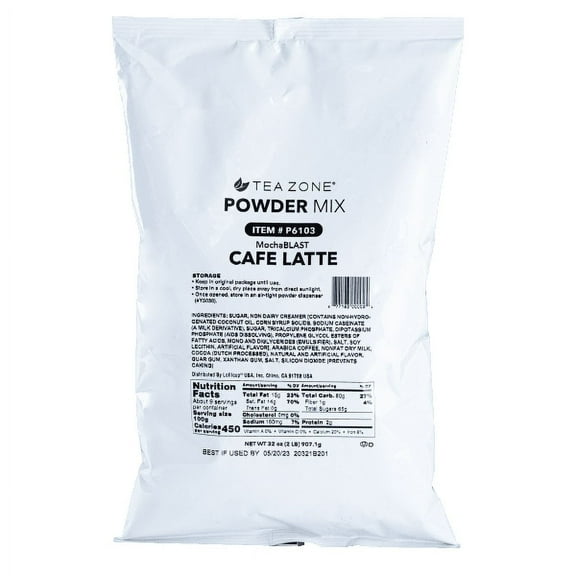 Tea Zone MochaBLAST Cafe Latte Powder (2 lbs)