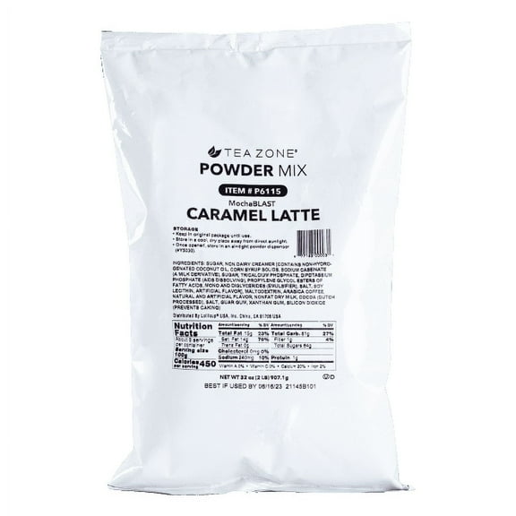 Tea Zone MochaBLAST Caramel Latte Powder (2 lbs)