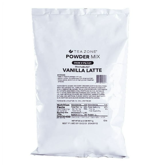 Tea Zone MochaBLAST Vanilla Latte Powder (2 lbs)