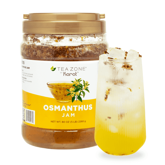 [5 lbs] Tea Zone Osmanthus Flower Jam | Made in Taiwan | Syrup Base for Tea & Baking