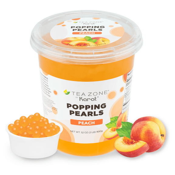 Tea Zone Peach Popping Pearls - Jar (2lb)