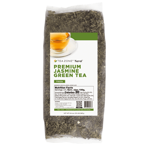 Tea Zone Premium Jasmine Green Tea Loose Leaf - 8.64oz